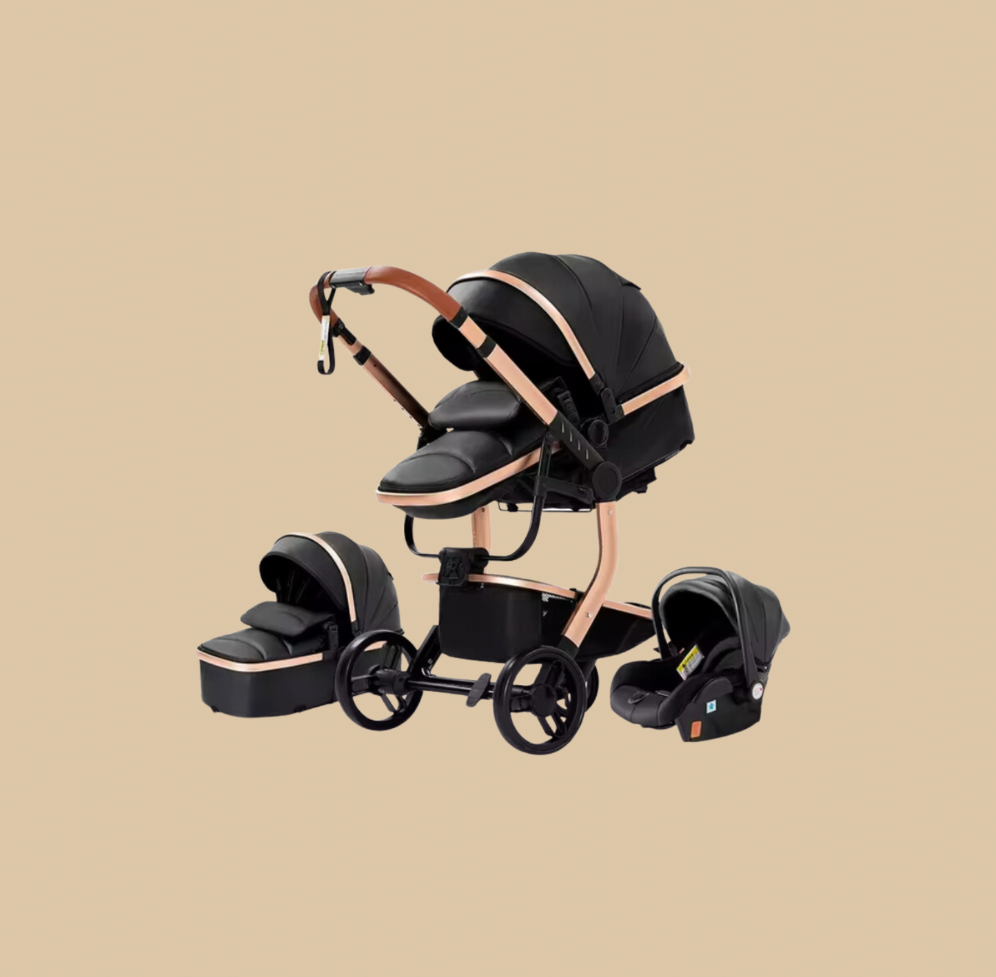 Babywagen 3-1 Komplett SET Baby traumwelt