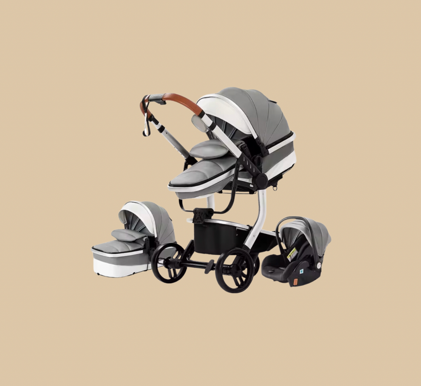 Babywagen 3-1 Komplett SET Baby traumwelt