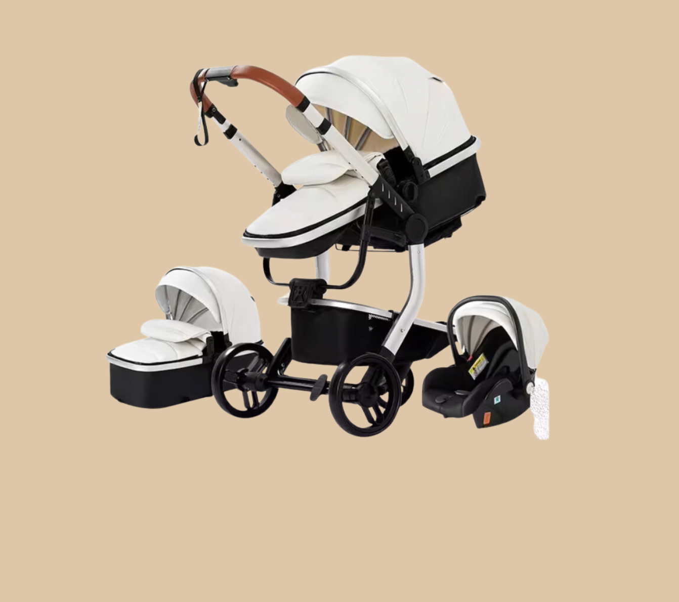 Babywagen 3-1 Komplett SET Baby traumwelt
