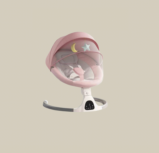 Luxus elektrische Baby Schaukel (Pink)